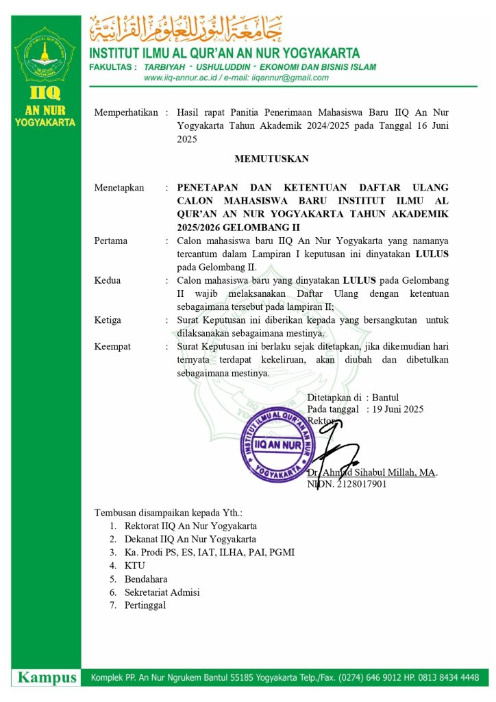 SK PMB DAN PEMBAYARAN GEL 2 COMPLIT page 0002 - Hasil Seleksi PMB Tahun Akademik 2025/2026 Gelombang II